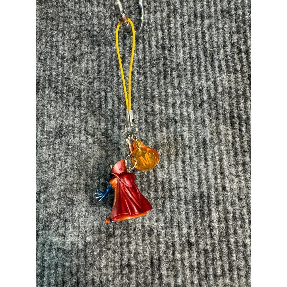 Dragon Quest Zoma Demon Lord Figure Phone Strap Charm Orange Red Blue Mini